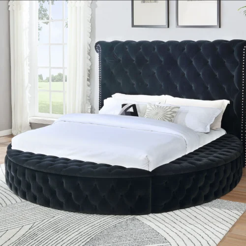 Bedroom set Queen platform bed only black new era #8008blk $749.00