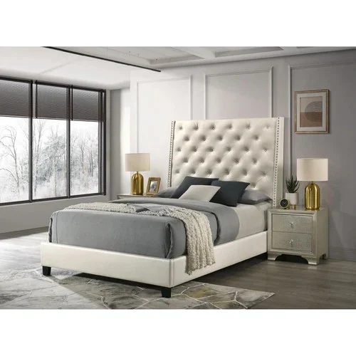 Queen bed frame only hb,fb,rails #5265pl $289.00 (2)